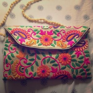 Embroidered Purse